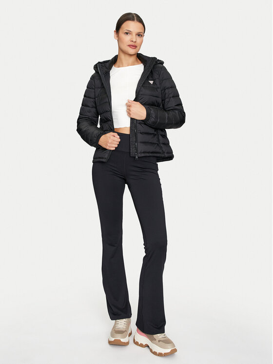 Guess Jeans Guess Jeans Daunenjacke W4YL00 WG922 Schwarz Regular Fit
