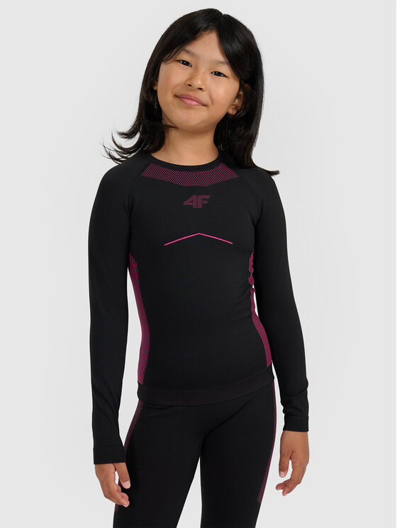 4F 4F Komplet bielizny termoaktywnej SKI UNDERWEAR Czarny