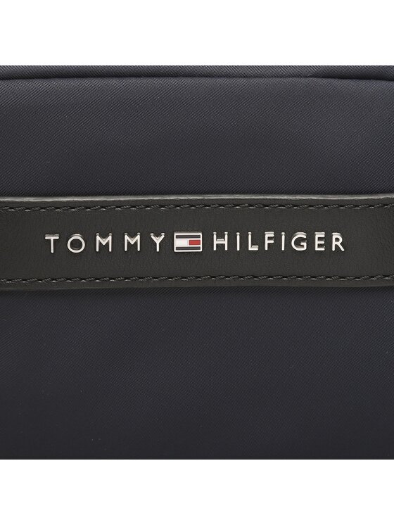 Tommy Hilfiger Tommy Hilfiger Τσαντάκι Th Central Repreve Mini Reporter AM0AM11303 Σκούρο μπλε
