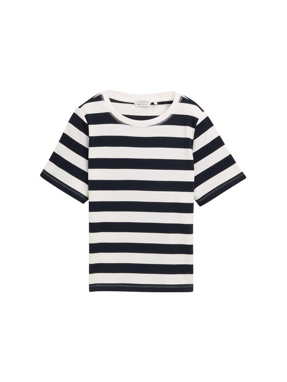 Tom Tailor Tom Tailor Blúz 1045964 Sötétkék Regular Fit