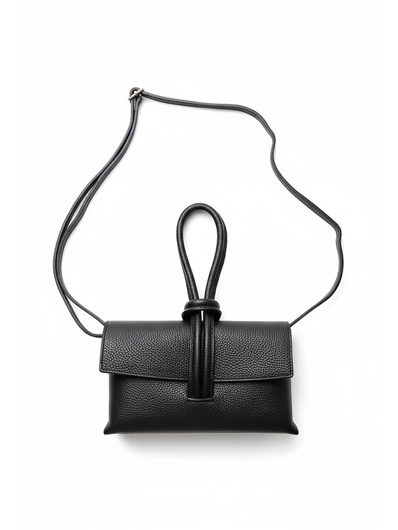 FIGL FIGL Listová kabelka T003 Čierna