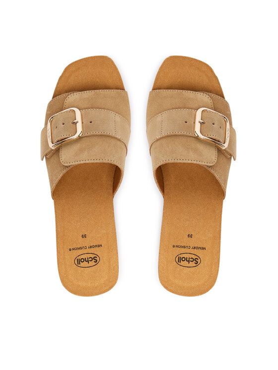 Scholl Scholl Plätud Tropica Buckle Med. MF00880 Beež