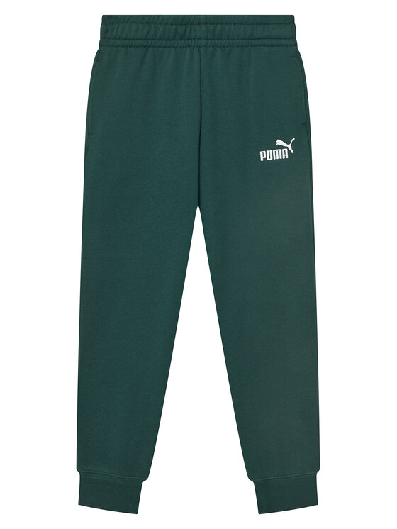 Chłopięce Spodnie dresowe Puma, Rozmiar 176, Zielone, Ess No. 1 Logo 684914