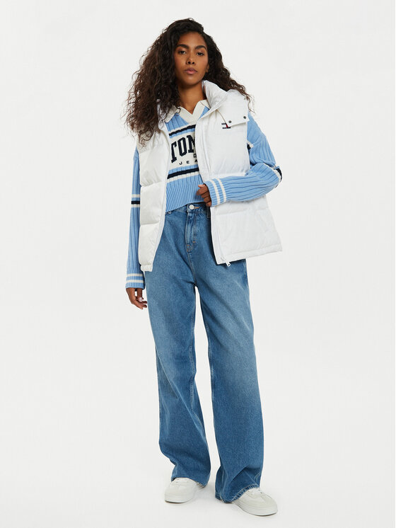 Tommy Jeans Tommy Jeans Prsluk Alaska DW0DW18862 Bijela Regular Fit