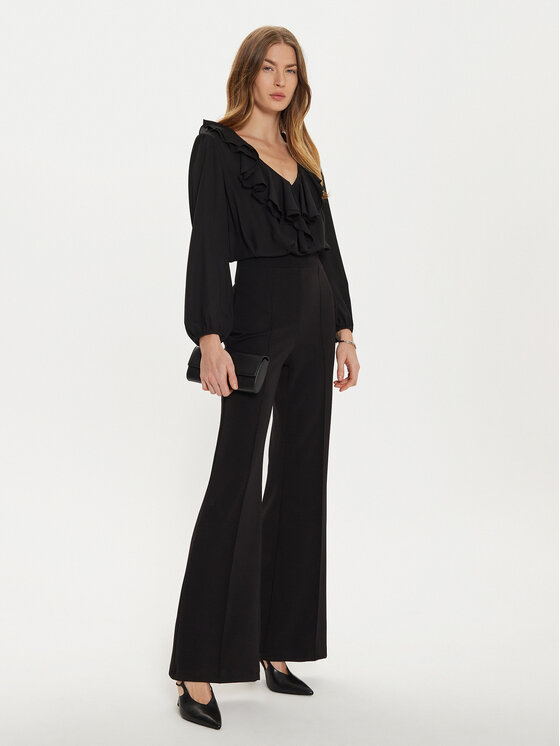 Rinascimento Rinascimento Kombinezon CFC0019709002 Czarny Regular Fit