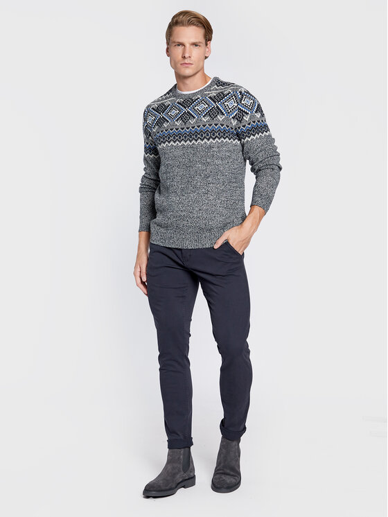 Blend Blend Szövet nadrág Natan 20703472 Sötétkék Regular Fit