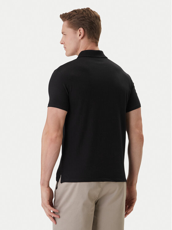 Calvin Klein Calvin Klein Polo LV04LF200G Czarny Slim Fit