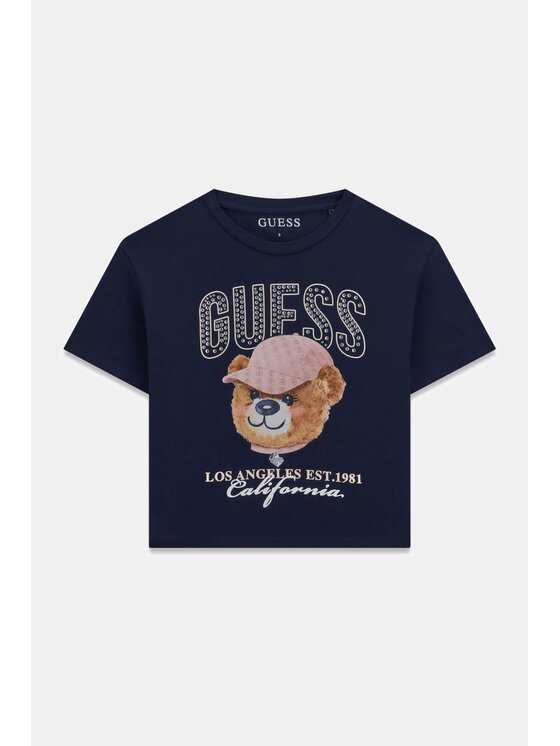 Guess Kids Guess Kids Tank top 184848 Niebieski Classic Fit