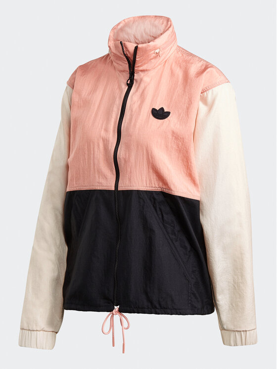 adidas Windjacke Colorblock Windbreaker GK8559 Beige Loose Fit