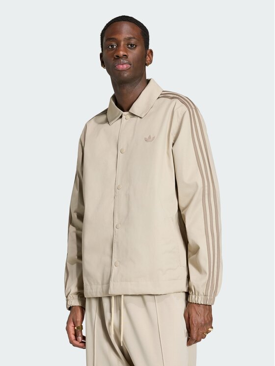 adidas adidas Bunda pro přechodné období 3 Stripes Coaches Jacket KS9297 Béžová Regular Fit