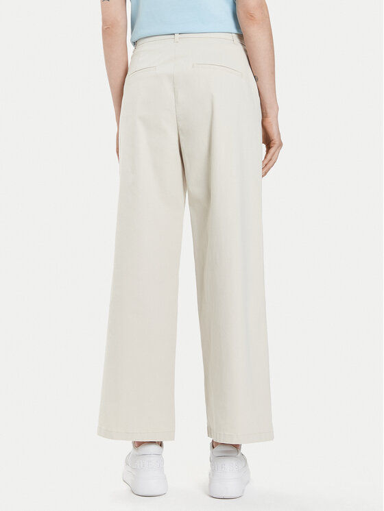 ONLY ONLY Hlače Stella 15311377 Écru Regular Fit