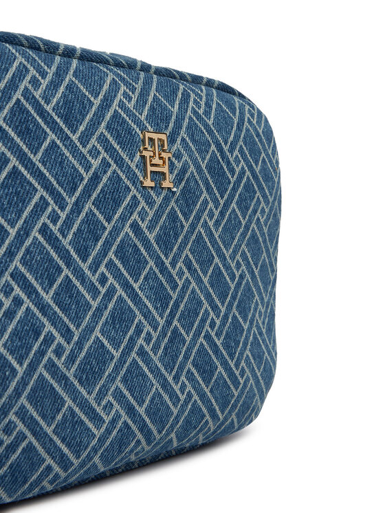 Tommy Hilfiger Tommy Hilfiger Kabelka Popette Camera Bag Denim Flag AW0AW18610 Modrá