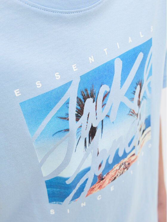 Jack & Jones Junior Jack & Jones Junior T-shirt Colton 12269809 Celeste Regular Fit