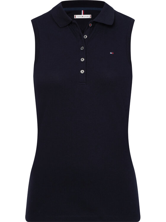 Tommy Hilfiger Tommy Hilfiger Polo WW0WW28007 Blu scuro Slim Fit