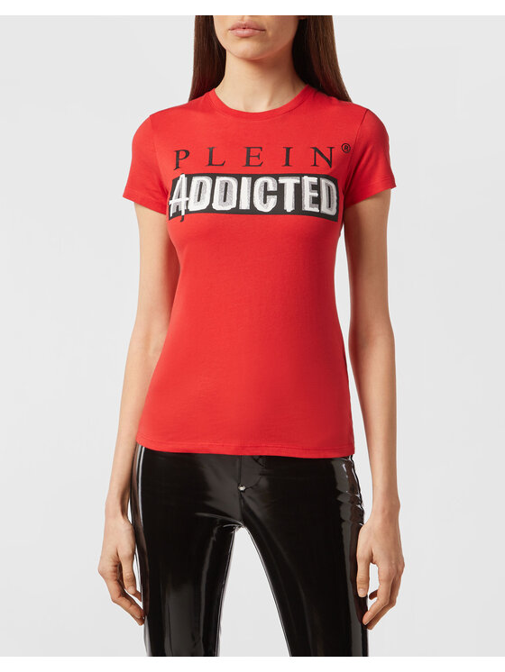 PHILIPP PLEIN PHILIPP PLEIN T-Shirt 30925 Czerwony
