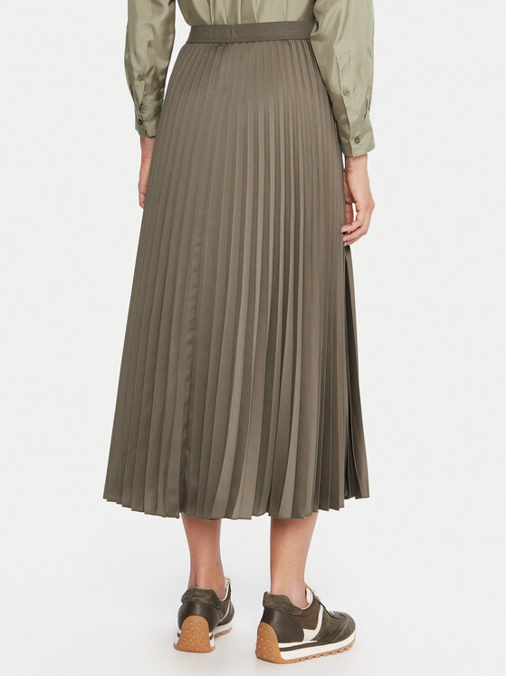 Marella Marella Gonna plissettata Pontiac 2523106045 Verde Regular Fit