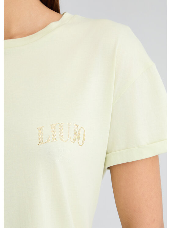 Liu Jo Liu Jo T-Shirt WA5144JS923M9449 Zielony Regular Fit