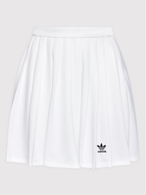 adidas adidas Plisēti svārki HG6305 Balts Regular Fit