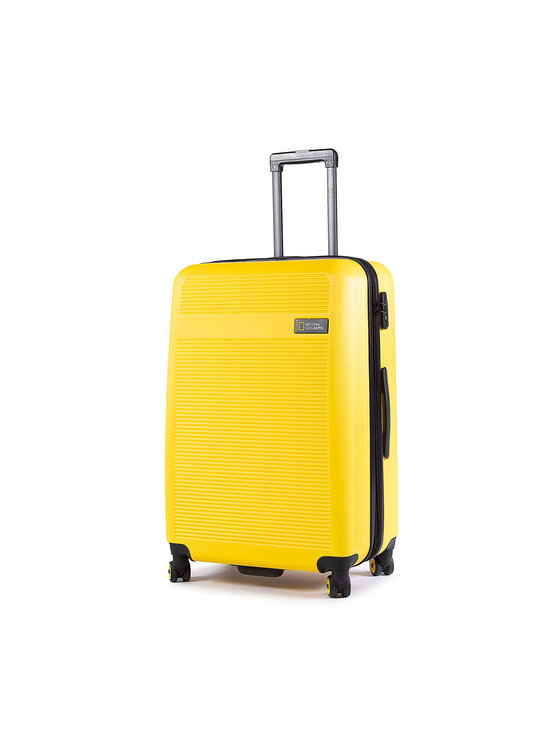 National Geographic Didelis Kietas Lagaminas Aerodrome N137HA.71.68 Geltona