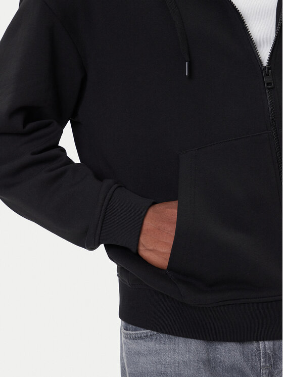 HUGO HUGO Bluza Delastomer 50546874 Czarny Relaxed Fit