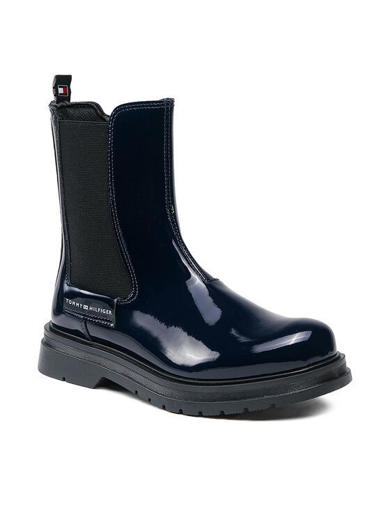 Tommy Hilfiger Pohodni čevlji Lace-Up Bootie T4A5-33029-0775 M Mornarsko modra