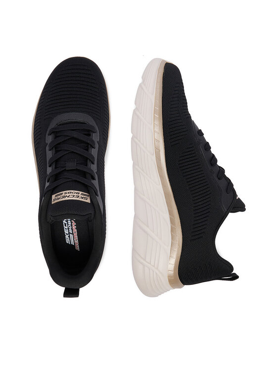 Skechers Skechers Снікерcи C-BOBS HI FLEX 117385 BKGD Чорний