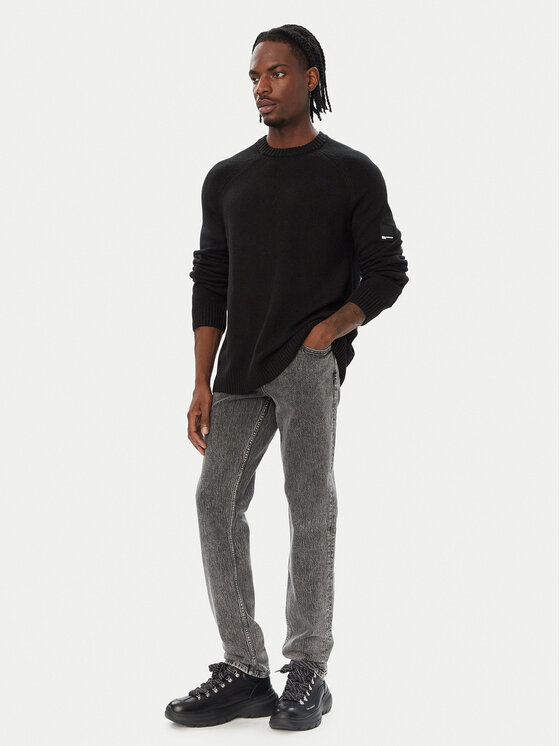Karl Lagerfeld Jeans Karl Lagerfeld Jeans Blugi B4M10025 Gri închis Slim Fit