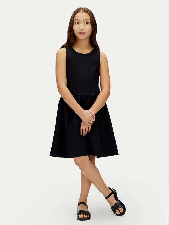 Calvin Klein Jeans Calvin Klein Jeans Rochie de vară LVCKSJH01G Negru Regular Fit