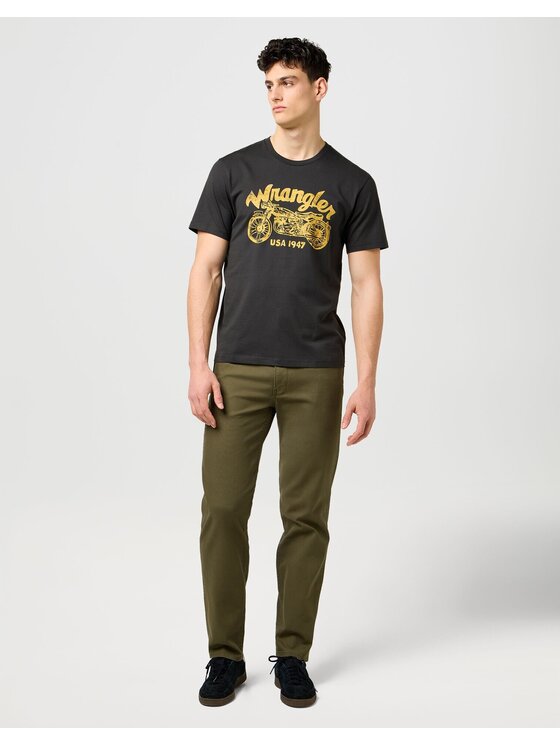 Wrangler Wrangler Jeansy GREENSBORO Zielony Straight Leg