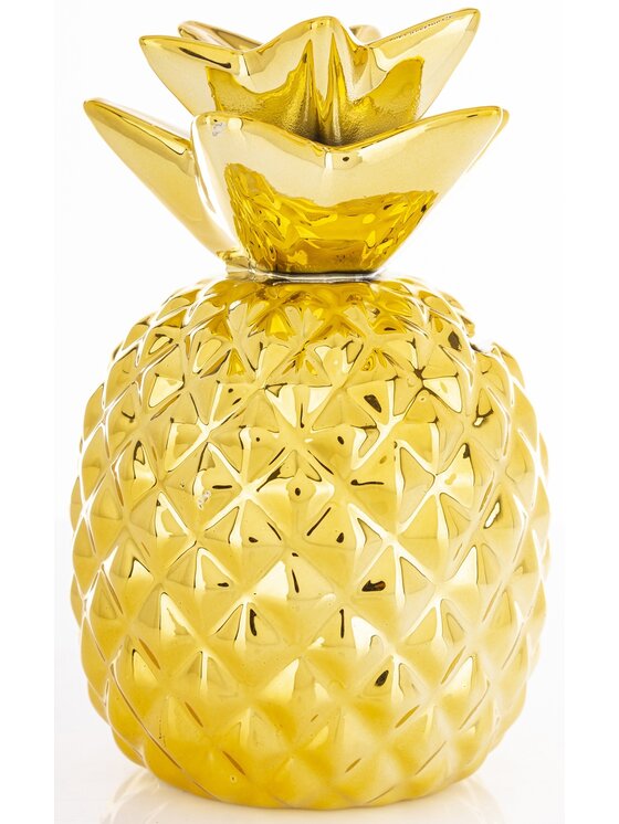 MIAhome MIAhome Skarbonka ceramiczna ANANAS Złoty