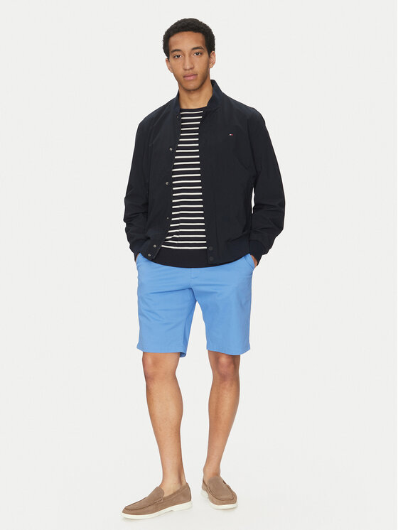 Tommy Hilfiger Tommy Hilfiger Bunda bomber MW0MW36665 Tmavomodrá Regular Fit