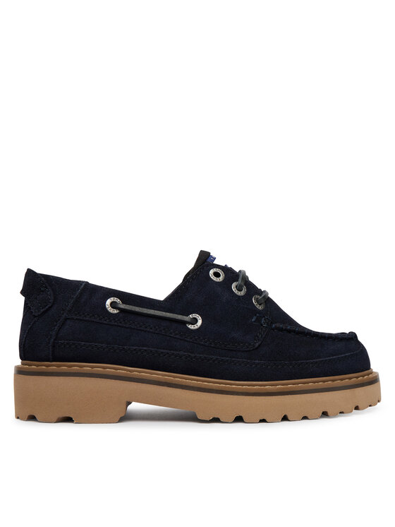 Tommy Jeans Pantofi Tjw Archive 01 Low Boat Shoe EN0EN03157 Bleumarin