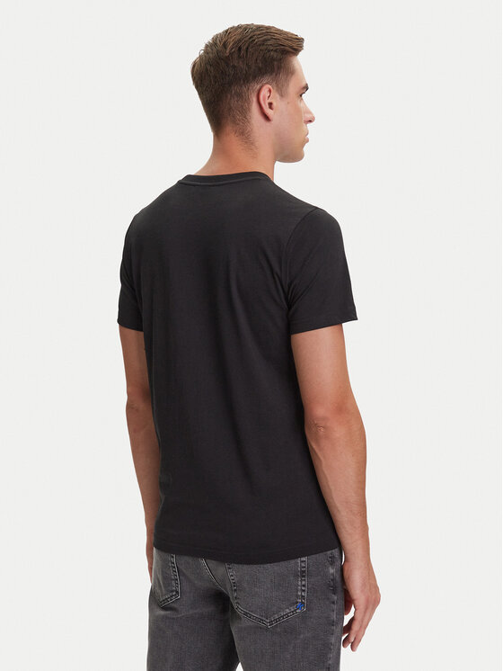 Karl Lagerfeld Jeans Karl Lagerfeld Jeans Majica A3M17037 Črna Slim Fit