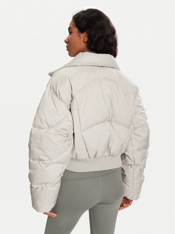 adidas by Stella McCartney adidas by Stella McCartney Kurtka zimowa KA0645 Szary Loose Fit