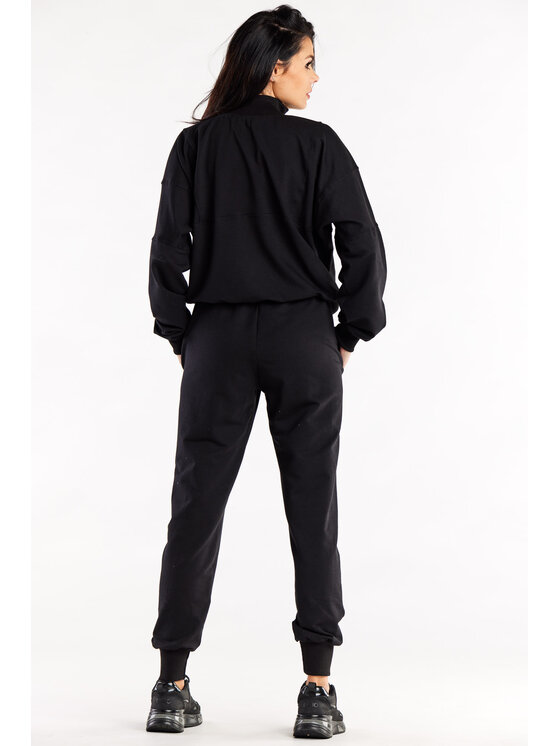 Infinite You Infinite You Felpa M316 Nero Basic Fit