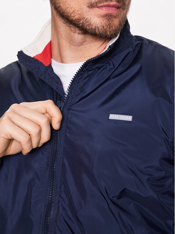 Pepe Jeans Pepe Jeans Prechodná bunda Carrington PM402716 Tmavomodrá Regular Fit