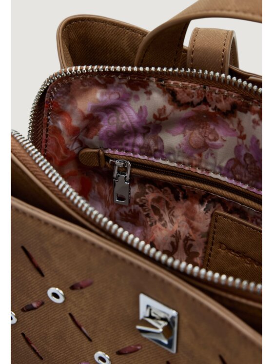 Desigual Desigual Zaino BACK_YANKEE METAL PATCH S Beige