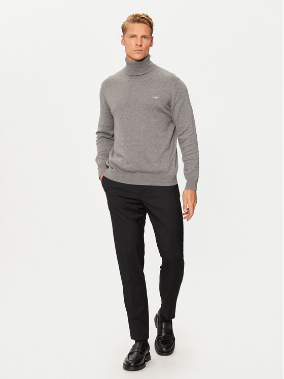 Gant Gant Golfas Classic 8030563 Pilka Regular Fit