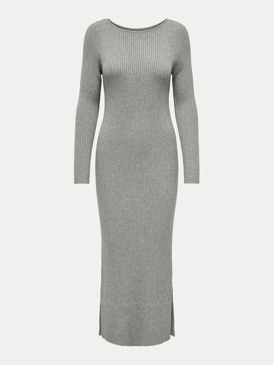 ONLY ONLY Džemper haljina Katia 15324649 Siva Slim Fit