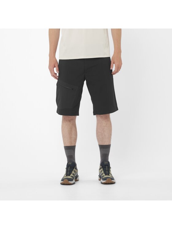 Salomon Salomon Szorty sportowe OUTERPATH UTILITY SHORT M Czarny Regular Fit
