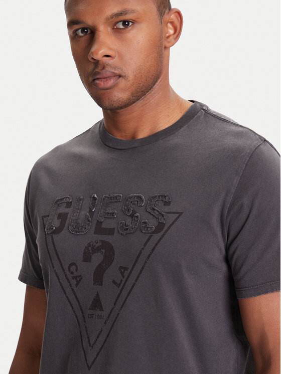 Guess Guess T-Shirt 176639 Czarny Classic Fit