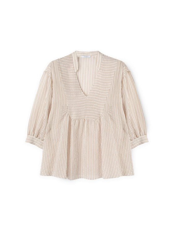 Motivi Motivi Blusa 2677W000726N0S1 Beige Over Fit