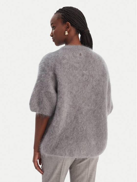 Dixie Dixie Svetr M277Y101A Šedá Relaxed Fit