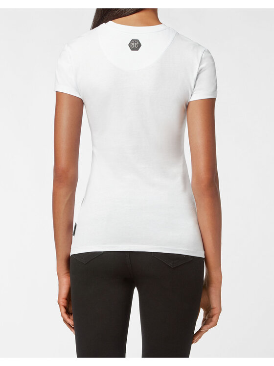 PHILIPP PLEIN PHILIPP PLEIN T-shirt 3655 Bianco Regular Fit