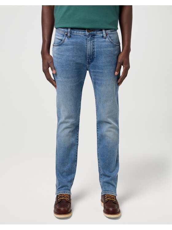 Wrangler Wrangler Jeans Larston Blu Slim Leg