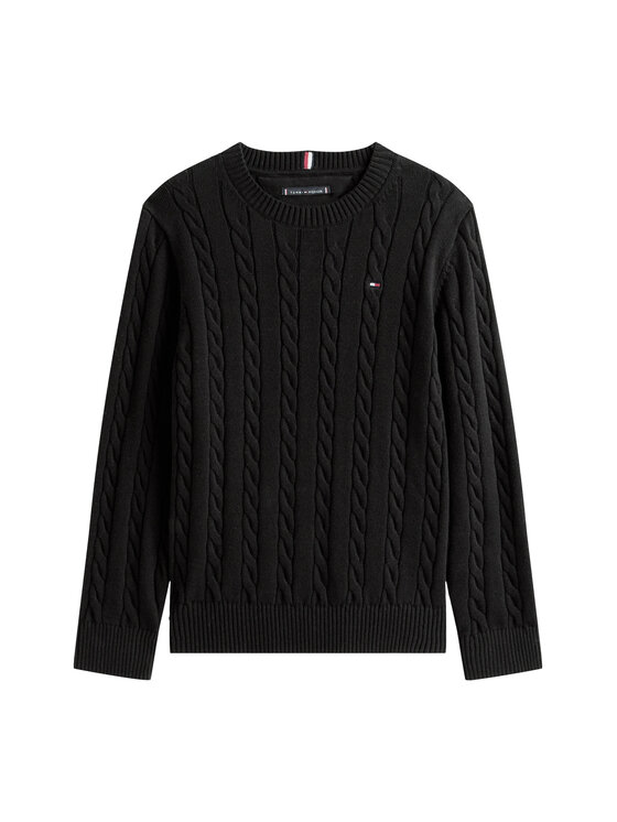 Tommy Hilfiger Tommy Hilfiger Svetr KB0KB09753 Černá Regular Fit