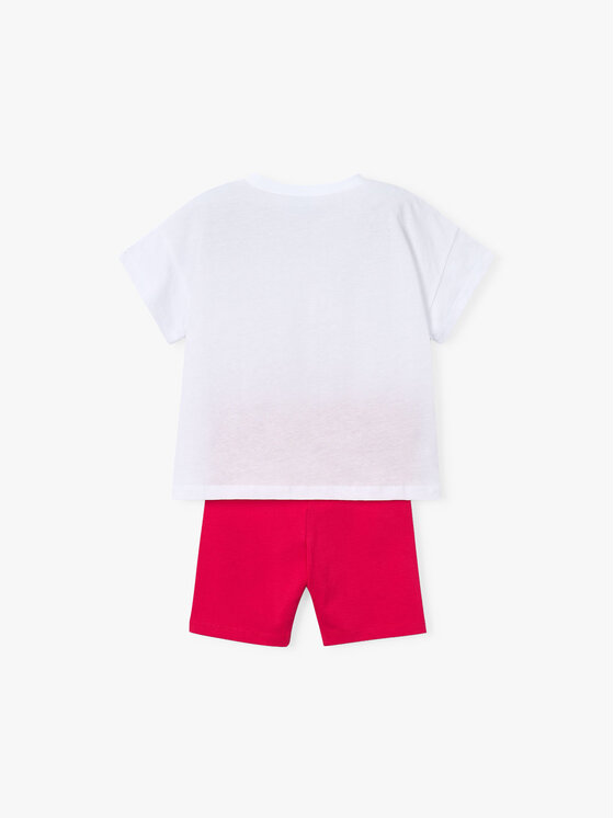 Mayoral Mayoral Комплект тишърт и клин 3731 Бял Regular Fit