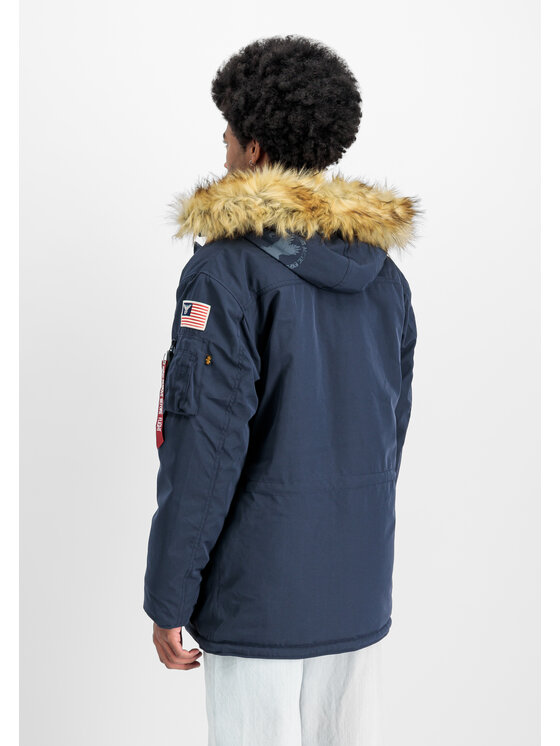 Alpha Industries Alpha Industries Zimné bundy Polar 123144 Tmavomodrá Parka Fit