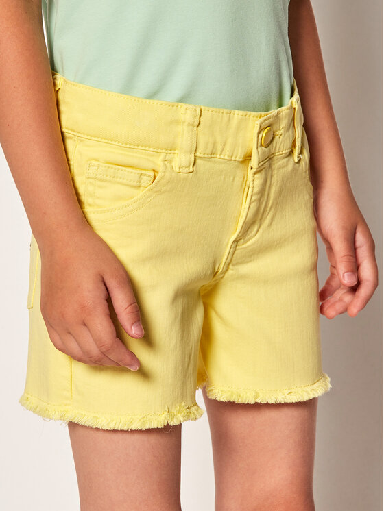 Pantaloncini di tessuto K02D06 WCTF0 Giallo