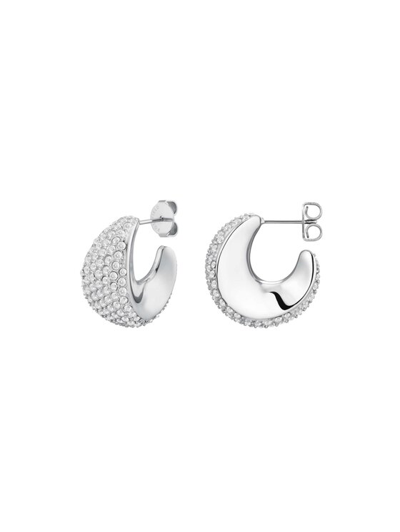 Rosefield Rosefield Kolczyki Pavé Collection Srebrny